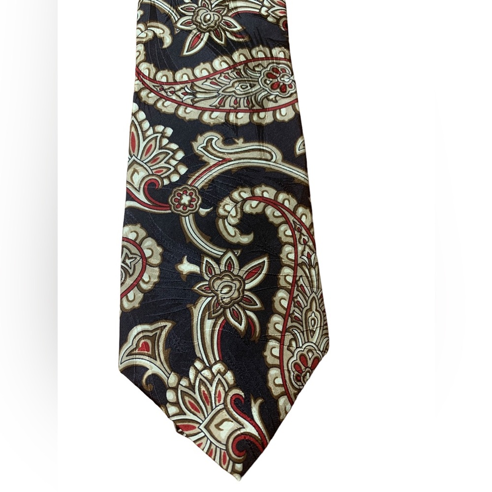 Christian Dior Monsieur Paisley Print Silk Tie - Picture 2 of 7